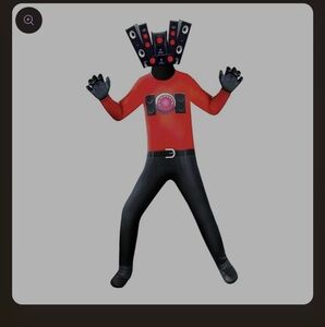 Skibidi Toilet TITANS SPEAKERMAN Costume